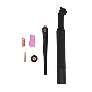 Imagem de Peça de reposição para tocha de solda com fácil ajuste da cabeça da tocha, acessórios de soldagem TIG com suportes de eletrodo