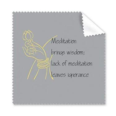 Imagem de Meditation Brings Wise Blessing Pano de limpeza para tela de telefone 5 peças