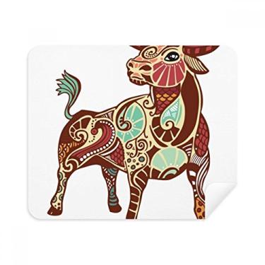 Imagem de Pano de limpeza de tela com símbolo do zodíaco da Constelação Taurus 2 peças tecido de camurça