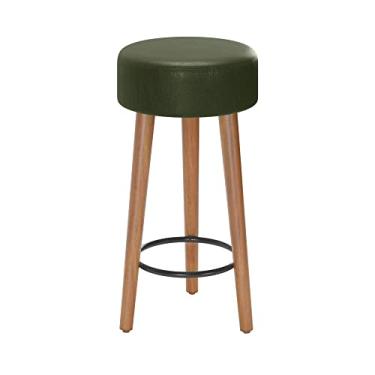 Imagem de Banco Baixo Retrô para Sala Corbyn Verde