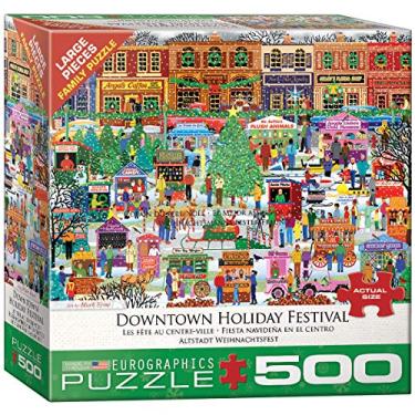 Imagem de EuroGraphics Downtown Holiday Festival 500-Piece Puzzle