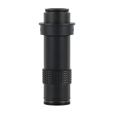 Imagem de Adaptador para microscópio 120X Zoom Indústria Digital Microscópio Suporte Suporte Acessórios para Microscópio (Cor: Lente 130X)