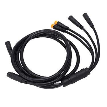 Imagem de Conectores de cabo de bateria de lítio, 1 a 5 cabos de bicicleta elétrica de borracha de plástico forte compatibilidade para bicicleta elétrica para bicicleta