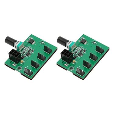 Imagem de Adaptador de ventoinha de 2 pinos 3 pinos 4 pinos Adaptador de velocidade de ventoinha para PC de alimentação de 6 pinos Conector de alimentação Y de 2 pinos de 6 pinos