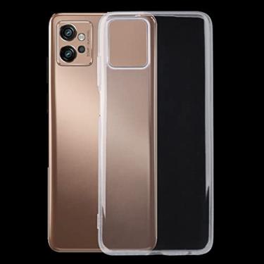 Imagem de HONGYAN Capa de telefone Para Motorola Moto G32 Ultra-Thin Transparent TPU Case Capa protetora