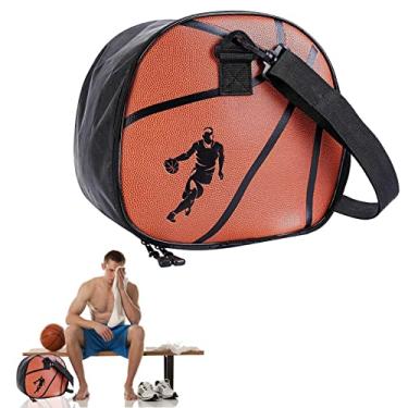 Imagem de bola basquetebol,Bolsa ombro para futebol | Bolsa Ombro Bolsa Bola Jogo Esportes para Transporte Basquete Voleibol Futebol