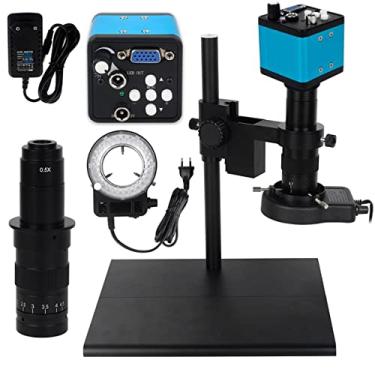 Imagem de Adaptador de microscópio 16MP Vídeo Eletrônico Digital HDMI Microscópio Câmera com Lentes de Montagem 180X C Acessórios de microscópio (Cor: 13MP VGA 230)