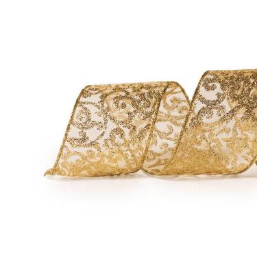 Imagem de Fita Arabesco Decorativa Ouro 6,3x914 1641968