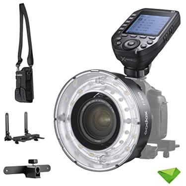 Imagem de Godox R200 Cabeça de flash de anel macro para AD200 AD200 Pro com gatilho Godox XproII L para Leica 5800±200K 200Ws com lâmpada de modelagem para câmeras DSLR para retrato, fotografia macro, etc