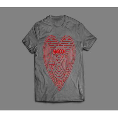 Imagem de Camiseta / Camisa Masculina Maroon 5 Maps Adam Levine - Ultraviolence