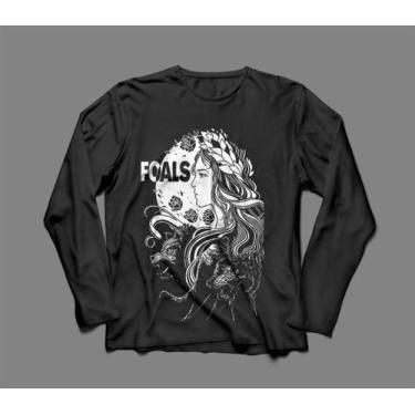 Imagem de Camiseta / Camisa Manga Longa Masculina Foals Indie Rock - Ultraviolen