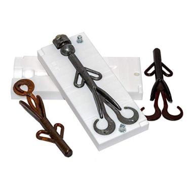 Imagem de Authentic Handmade Forma de isca de porco com escova de 10 cm de plástico macio faça você mesmo