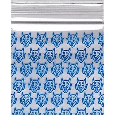 Imagem de Sacos de plástico com zíper design de demônio de 200 polegadas x 5 cm