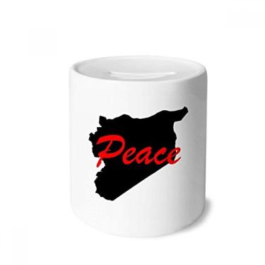Imagem de DIYthinker Quote Peace Money Box Saving Banks Ceramic Coin Case Kids Adults