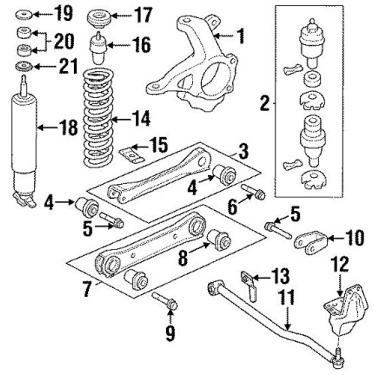 Imagem de Kit de junta esf rica de suspens o Mopar 8350 0202AB.