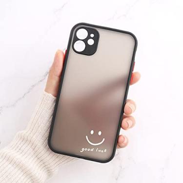 Imagem de Capa de telefone Smiley Face para iPhone 13 11 12 Pro Max Xr X Xs Max 12 Mini 7 8 6s Plus SE 2020 Proteção de lente de câmera capa rígida para PC, KD25, para iPhone 11 Pro