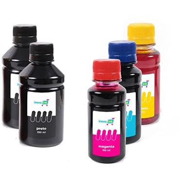 Imagem de Kit 5 Tintas Compatível L3250 800ml Inova Ink