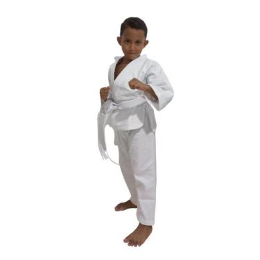 Imagem de Kimono Infantil Judo Jiu Jitsu Kids + Faixa - 1 Fit