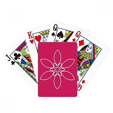 Imagem de DIYthinker Flower Petal Plant Flowe Pattern Poker Playing Magic Card Jogo de Tabuleiro Divertido