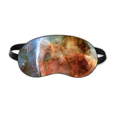 Imagem de Brown Clouds Nebulae Blue Sleep Eye Shield Soft Night Vlindfold Shade Cover
