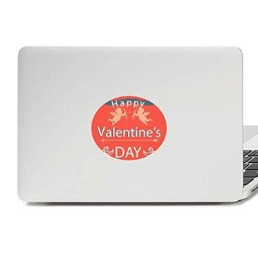 Imagem de Adesivo de notebook com emblema de vinil Happy Valentine's Day Angels Love