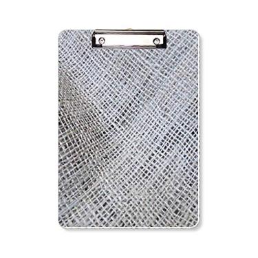 Imagem de Tecido linho, cinza, abstrato, pasta, bloco de escrita, placa de apoio A4