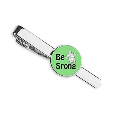 Imagem de Strong Strengthen Perseverance Gravata clipe de gravata para presente homem de negócios