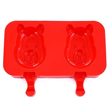 Imagem de jia cool Molde de sorvete, 10 células, gel de sílica clássico, reutilizável, conjunto de moldes de picolé, picolé, máquina de fazer picolé, ferramentas para fazer sorvete infantil com (Vi perto da faixa 50 raízes)