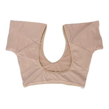 Imagem de Protetor de Suor Nas Axilas, 3 Camadas de Tecido Absorvente de Umidade, Colete de Suor Nas Axilas de Malha Respirável, Lavável e de Secagem Rápida, Protetor de Suor Nas Axilas (M)