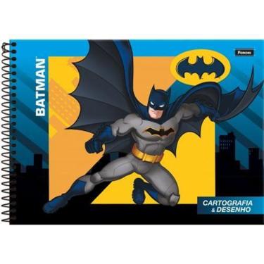 Imagem de Caderno Cartografia C/D 80 Folhas Batman Foroni