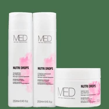 Imagem de Med Fou You Shampoo + Condicionador + Máscara Nutri Drops - Med For Yo