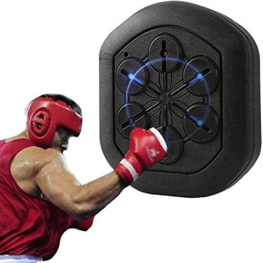 Imagem de Target Boxing Mat, Electronic Boxing Practice, Wall Boxing Equipment Strength Tester With Music And Lighting, Speed Hand Eye Reaction And Coordination, For Home And Gym Workout,Constructive23