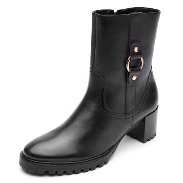 Imagem de Rockport Bota feminina Lagos Bootie, Couro preto, 7