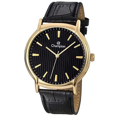 Imagem de Relógio Champion Masculino Ref: Ch22831p Social Dourado
