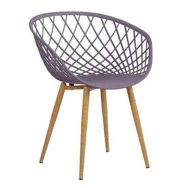 Imagem de Loft7, Kit 8 cadeiras Clarice Nest Sidera com apoio de braços