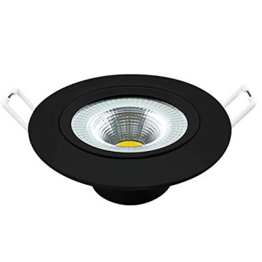 Imagem de Spot Supimpa LED, 5W, Luz amarela 3000K, Redondo, Preto Fosco, Bivolt, Avant