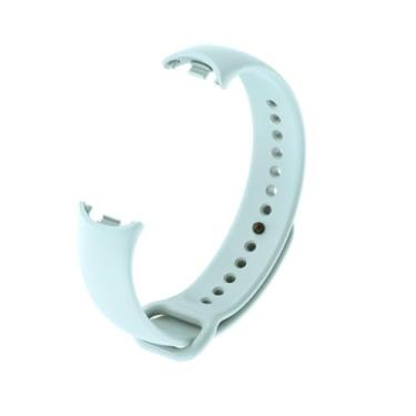 Imagem de FIT IT Pulseira de Silicone Cores Vivas Compatível com Xiaomi Band 8 Azul-bebe 215 mm
