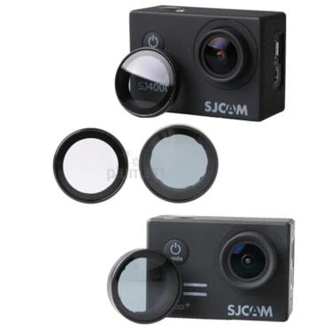 Imagem de Sjcam-filtro de lente para câmera  acessórios de proteção  sj5000  uv  transparente  cor cinza