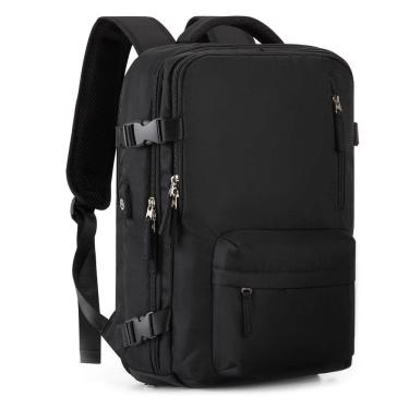 Imagem de Mochila VGCUB Carry on 40L com porta de carregamento USB preta
