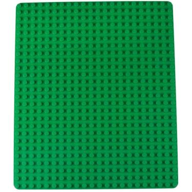 Imagem de Estritamente Briks Classic Big Briks Baseplate 100% Compatível com todas as principais marcas | Pegs grandes para crianças | 13,75" x 16,25"