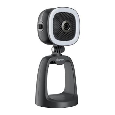 Imagem de Microfone condensador Usb A/C para Streaming Podcast Pc Jogos com câmera HD 1080p Luz Preenchimento para Estúdio YouTube Gravação Música Suporta Windows Mac MPOWER