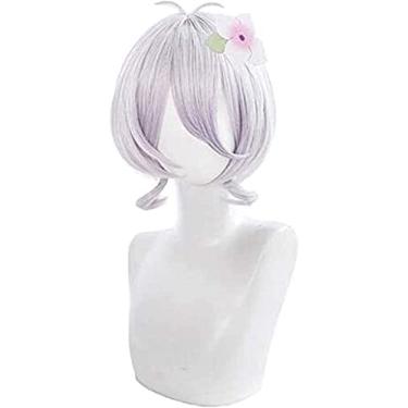 Imagem de Anime Wig Anime Games Princess Connect Re:Dive Cosplay Kokkoro Party Adult Stage Wig Props Game Character Cosplay Wigs