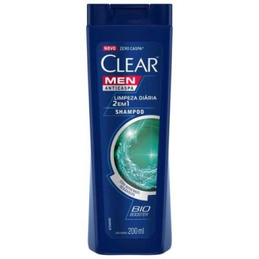 Imagem de Clear Men Shampoo Anticaspa Limpeza Diária 2 Em 1 Com 200ml  - Unileve