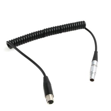 Imagem de Eonvic Cabo de alimentação Tvlogic para Arri RED Epic HD-SDI 4 pinos Mini XLR para 0B 2 pinos conector, Straight