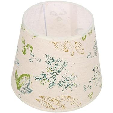 Imagem de Abajur de tecido Abajur de tecido, padrão impresso Tambor Abajur de tecido Abajur de tecido impresso Capa de abajur decorativo Soquete de abajur de mesa: E27 Lamp Shades/457