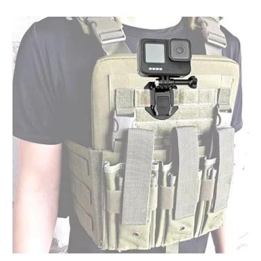 Imagem de Lupholue Suporte de Câmera Tático Compatível com GoPro Hero 12, 11, 10, 9, 8, 7, 6, 5, 4, 3+, DJI Osmo Action, AKASO, Campark, YI Action Camera e Mais