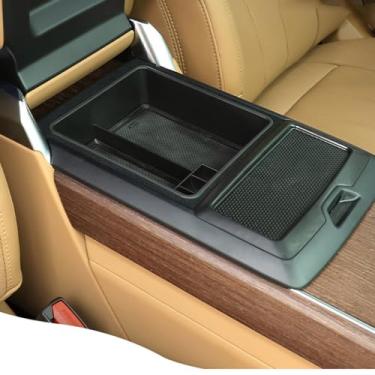 Imagem de Caixa organizadora de bandeja de armazenamento para console central para Land Rover Range Rover Vogue L460 2023 + caixa de armazenamento de apoio de braço oculto central de carro para Range Rover