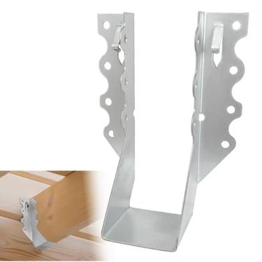 Imagem de [Pacote com 25] Gancho de viga 2x6, Calibre 18 LU26 Galvanizador, Cabides de Vigas de Montagem Face, Laços de Madeira para Furacão, Gravata de Vigas