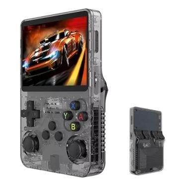 Imagem de SMACTUDO, Vídeo Game console Portátil Retrô R36S Tela 3.5pol 64GB