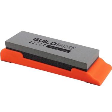 Imagem de Pedra de bancada, gramatura 100/400, carboneto de silicone de , borracha antiderrapante incluída, remove respingos e danos de solda, suaviza a superfície, T58940, BuildPro